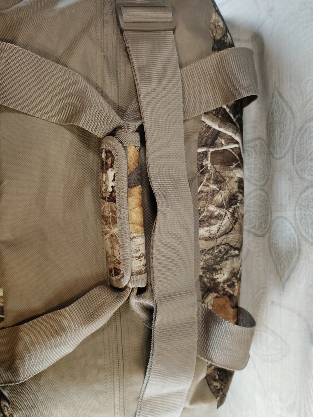 Fieldline Realtree Camo Duffel Bag - Brown/Green